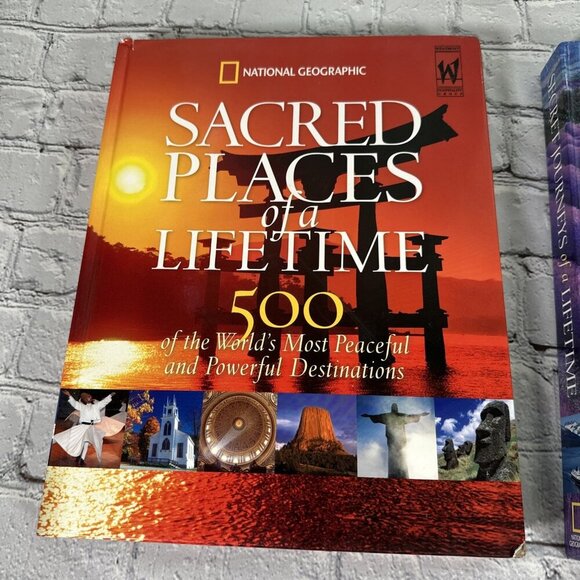 Secret Journeys Sacred Places of a Lifetime National Geographic 2 Books Hardback - Picture 3 of 12